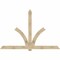 Ekena Millwork Redmond Rough Sawn Timber Gable Bracket, Douglas Fir, 108"W x 72"H x 2"D x 6"F, 16/12 Pitch GBW108X72X0206RED00RDF - alternate 1